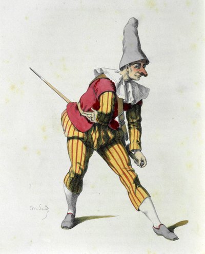 Brighella (acquaforte) da Maurice Sand