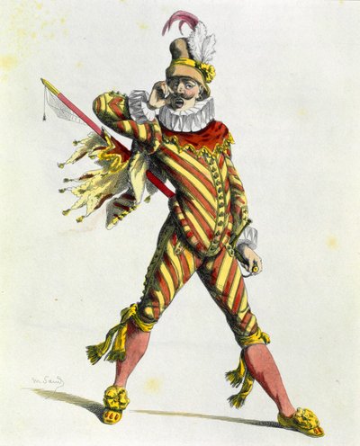 Capitano Spavento (acquaforte) da Maurice Sand