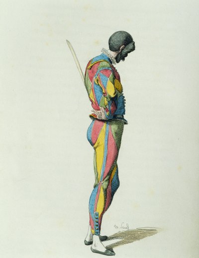 Arlecchino nel 1858 da Maurice Sand