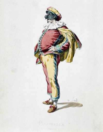 Pulcinella (Polichinelle) da Maurice Sand