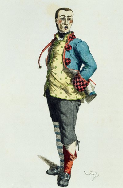 Stenterello nel 1858 da Maurice Sand