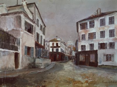 La rue Norvins da Maurice Utrillo