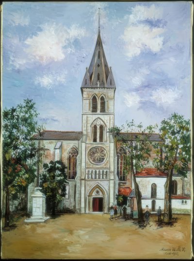 Chiesa di Saint-Pierre, Orthez, Pirenei da Maurice Utrillo