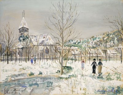 Chiesa di Droue, Eure-et-Loir da Maurice Utrillo