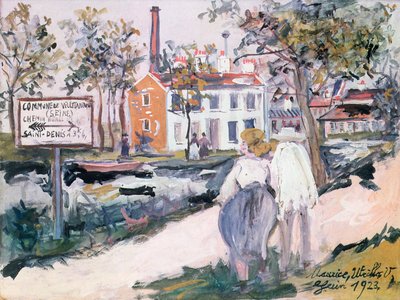 Fabbrica di Villetaneuse da Maurice Utrillo