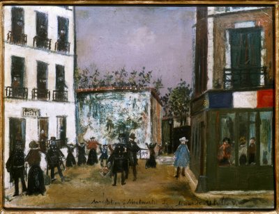 Arresto a Montmartre da Maurice Utrillo