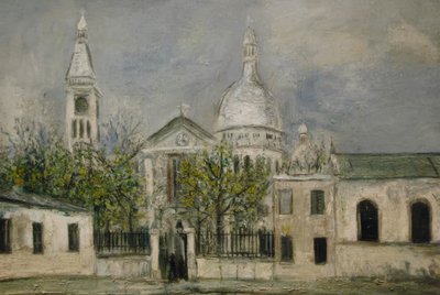 Chiesa di St. Pierre de Montmartre da Maurice Utrillo