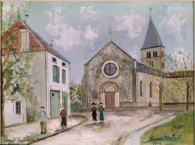 Chiesa di Simandre da Maurice Utrillo