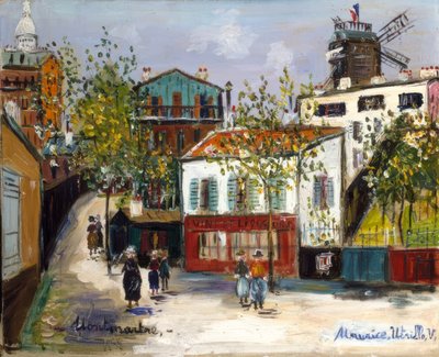 Il Maquis a Montmartre da Maurice Utrillo