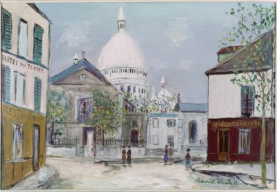 Place du Tertre e Sacré-Coeur da Maurice Utrillo
