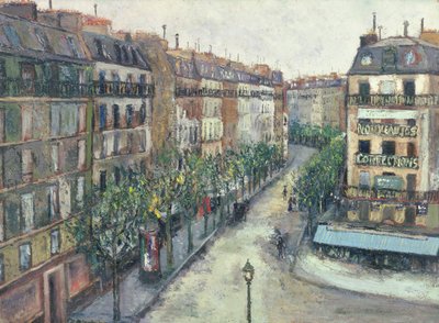Via Custine a Montmartre da Maurice Utrillo