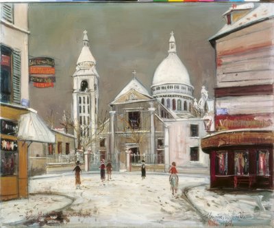 Rue du Mont-Cenis, a Montmartre da Maurice Utrillo