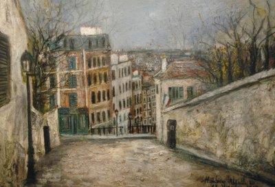 Via del Monte Cenis (Calle del Monte Cenis) da Maurice Utrillo
