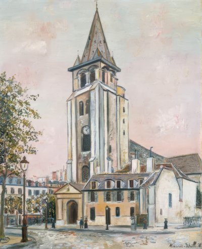 Saint-Germain-des-Prés da Maurice Utrillo