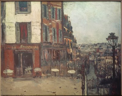 Terrazza in Rue Muller da Maurice Utrillo