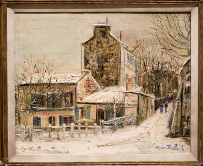 Il cabaret agile dei conigli a Montmartre da Maurice Utrillo