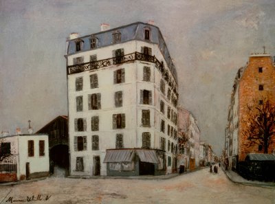 case di periferia da Maurice Utrillo