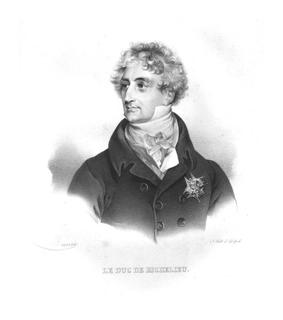 Armand-Emmanuel de Vignerot du Plessis, 1820 da Maurin