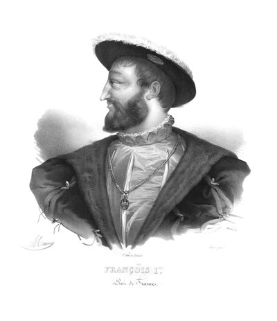 François Ier. Roi de France, Re Francesco I di Francia, c1820s da Maurin
