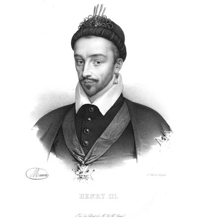 Enrico III, re di Francia, c1820s da Maurin