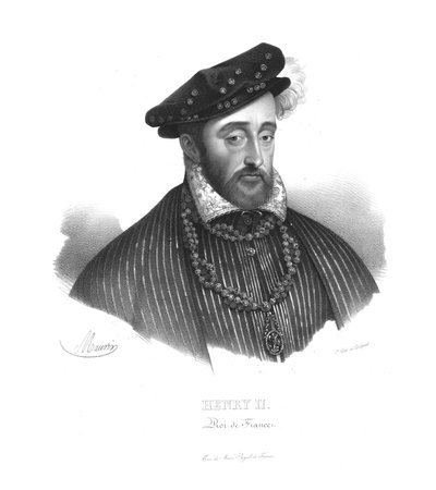 Enrico II, Re di Francia, c1820s da Maurin