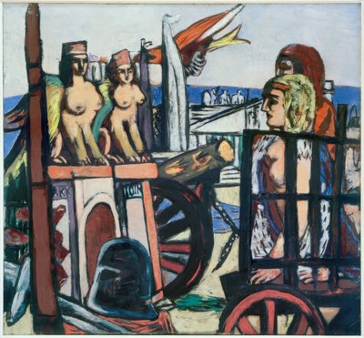 Trasporto delle sfingi da Max Beckmann