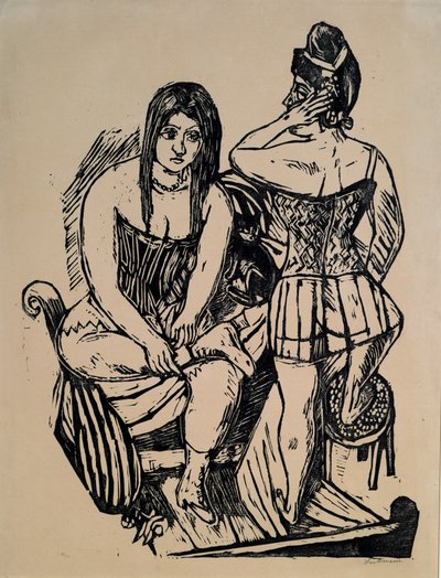 Alla Toilette da Max Beckmann