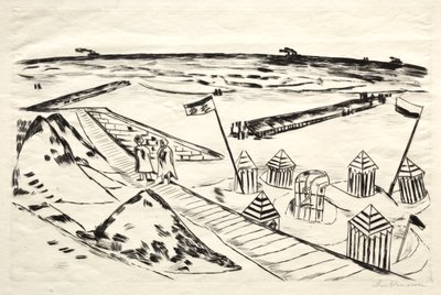 Spiaggia da Max Beckmann