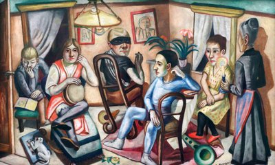 Prima del ballo in maschera da Max Beckmann