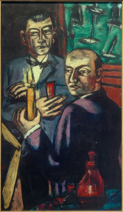Ritratto di Curt Valentin e Hanns Swarzenski da Max Beckmann