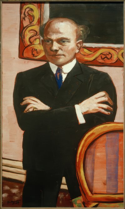 Ritratto di Gottlieb Friedrich Reber da Max Beckmann