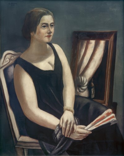 Ritratto di Minna Beckmann-Tube da Max Beckmann