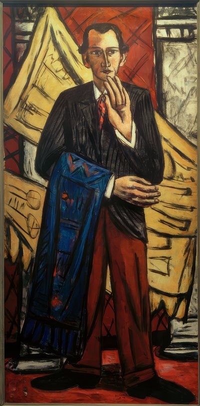 Ritratto di un mercante di tappeti da Max Beckmann