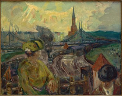 Vista sulla stazione di Gesundbrunnen da Max Beckmann