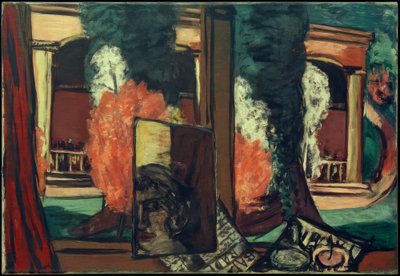 Vista dalla finestra a Baden-Baden da Max Beckmann