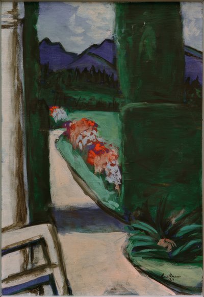 Vista dal padiglione. Ohlstadt da Max Beckmann