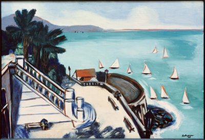 Vista dalla terrazza a Monte Carlo da Max Beckmann