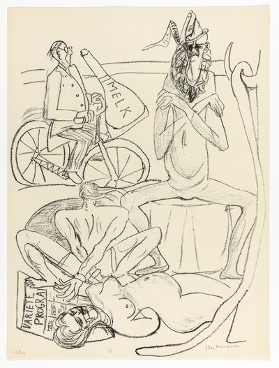 Circo, tavola 12 da Day and Dream da Max Beckmann