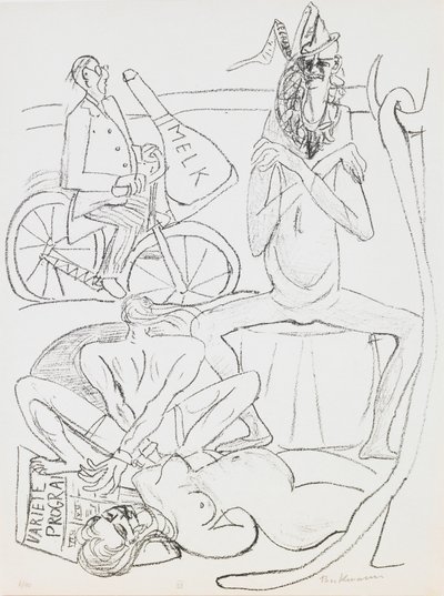 Circo, tavola 12 dal portfolio "Giorno e sogno" da Max Beckmann
