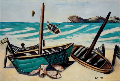 Paesaggio Costiero con Pallone da Max Beckmann