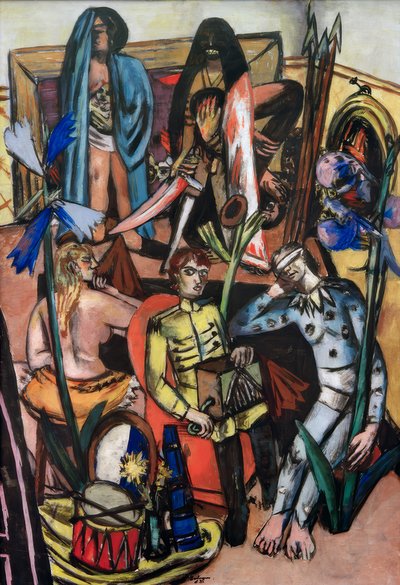 Il suonatore di lira (La canzone della vita) da Max Beckmann