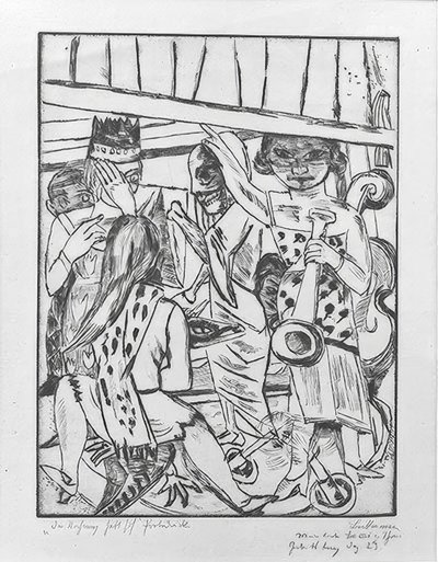 Il sipario si alza da Max Beckmann