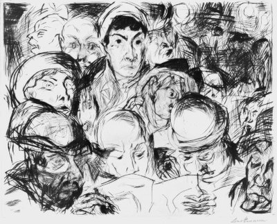 La dichiarazione di guerra da Max Beckmann