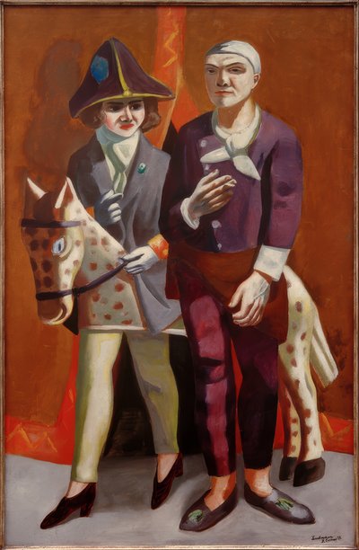 Doppio ritratto Carnevale da Max Beckmann