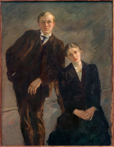 Doppio ritratto di Max Beckmann e Minna Beckmann-Tube da Max Beckmann