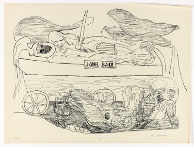 Sogno di guerra, tavola 10 da Day and Dream da Max Beckmann