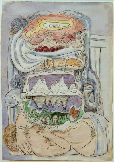 Sogno della mappa del mondo (Universo) da Max Beckmann