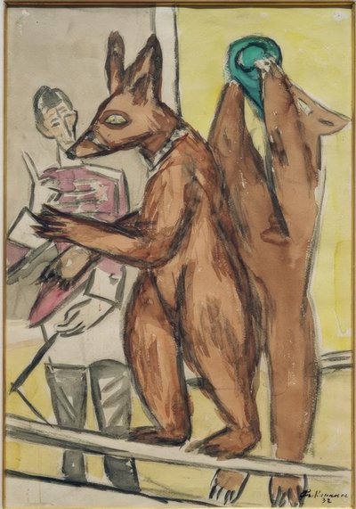 Orsi ammaestrati da Max Beckmann