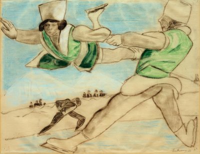 Pattinatore su ghiaccio II da Max Beckmann