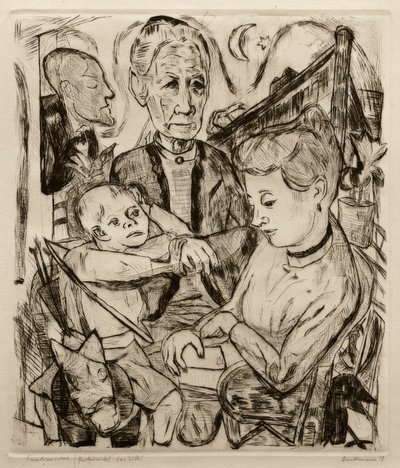 Scena familiare da Max Beckmann